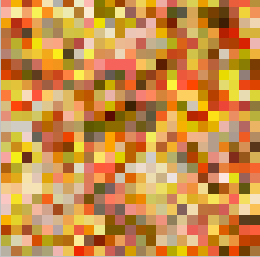 A snapshot of the Netlogo model