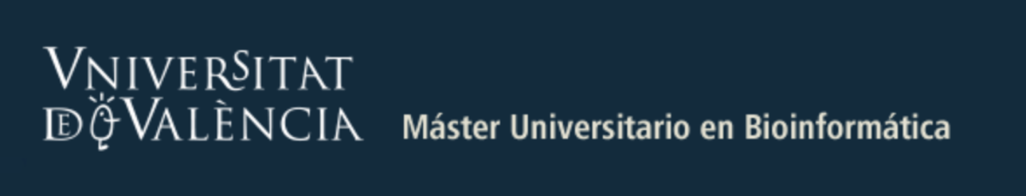Universitat de València. Máster Universitario en Bioinformática